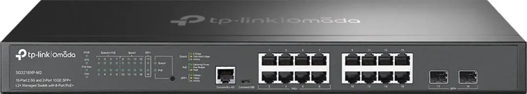 TP-Link Omada SG3218XP-M2 24+4P Switch - 28 PoE++ Poorten - afbeelding 6 van 6