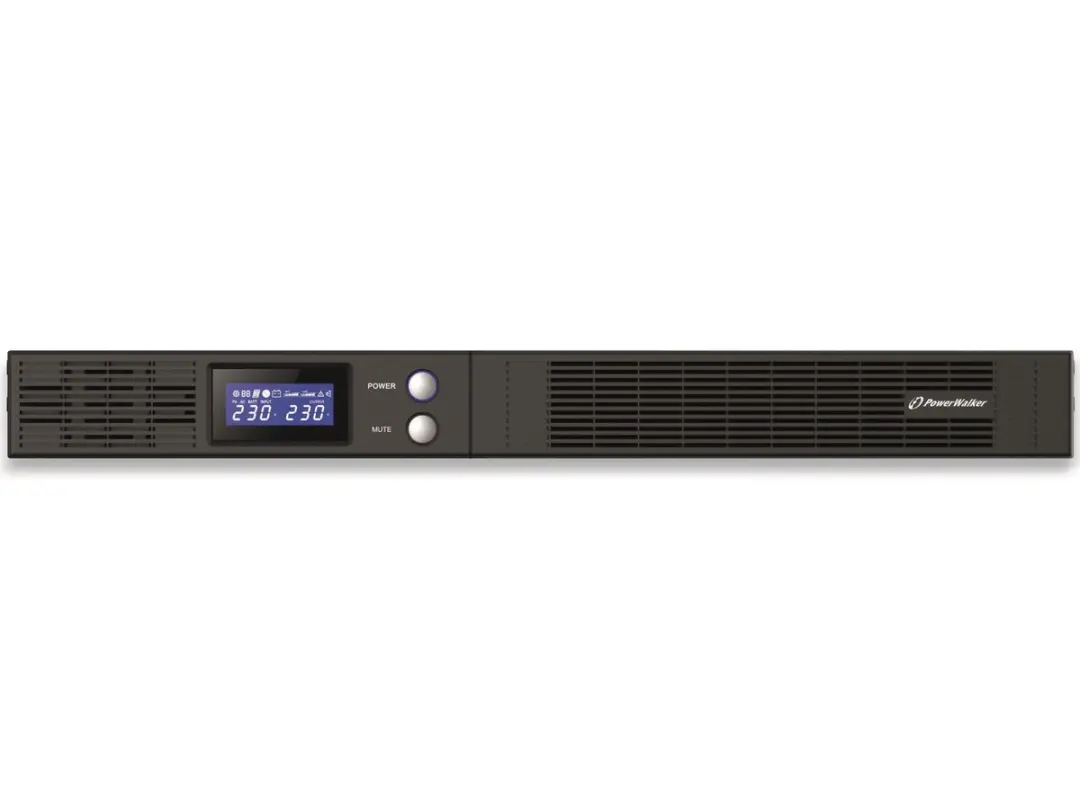 Power Walker VI Serie UPS 750VA Rack 1U - Zwart