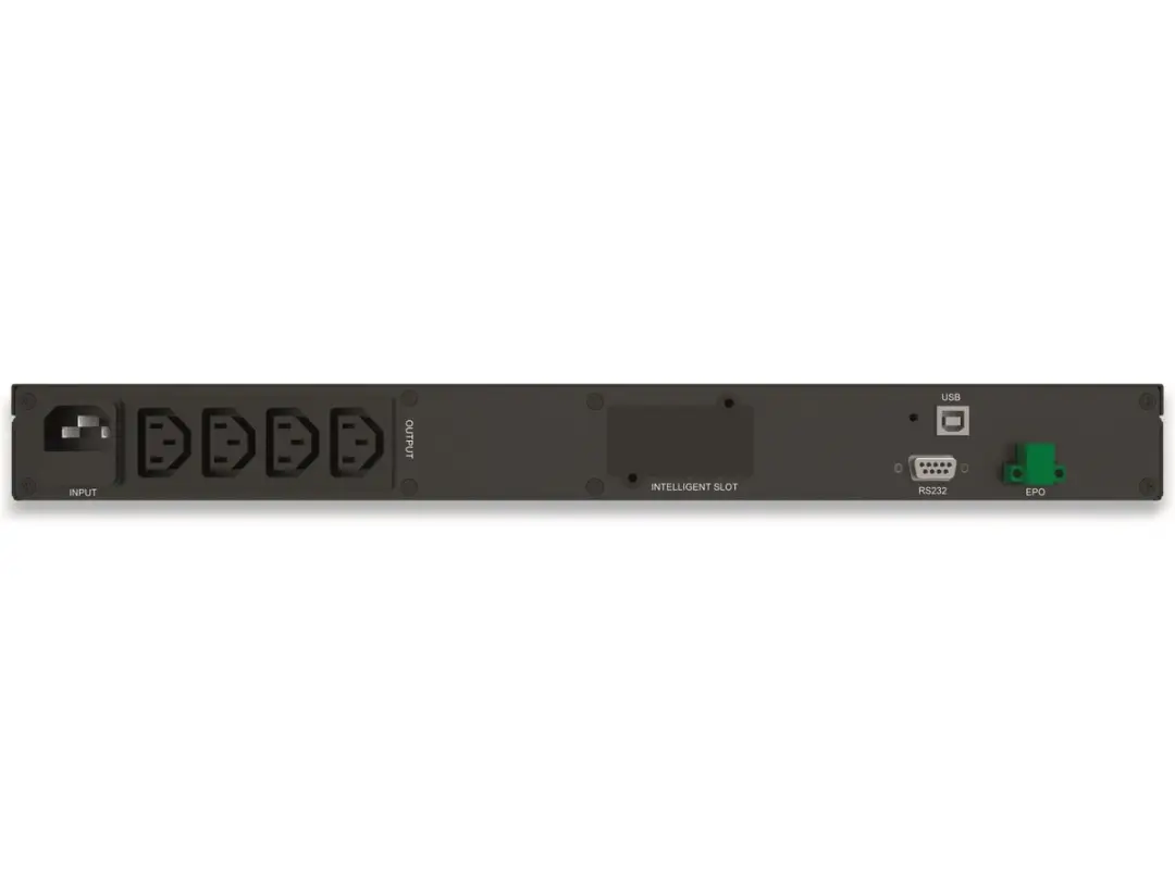 Power Walker VI Serie UPS 750VA Rack 1U - Zwart