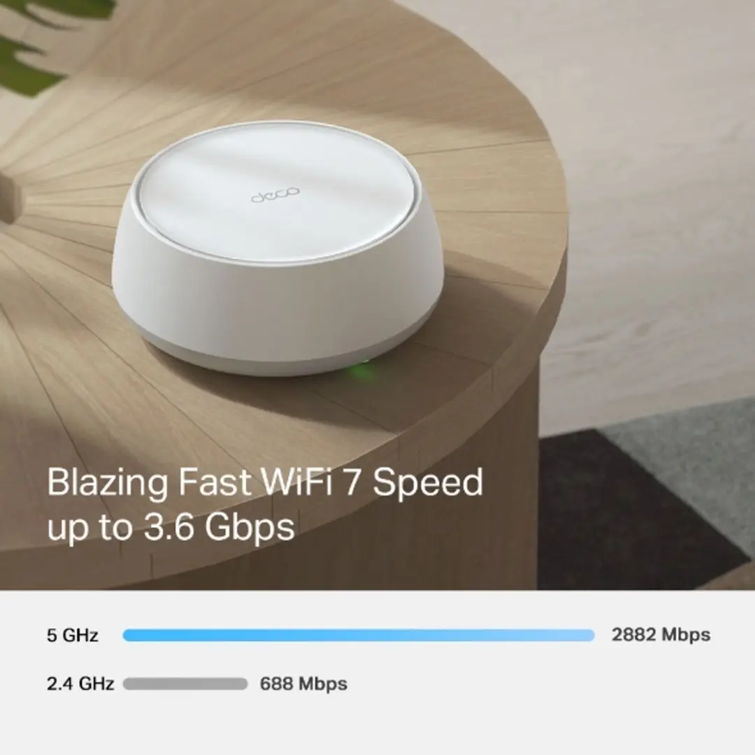TP-Link DECO BE22(1-PACK) Mesh WiFi 7 Systeem - Wit