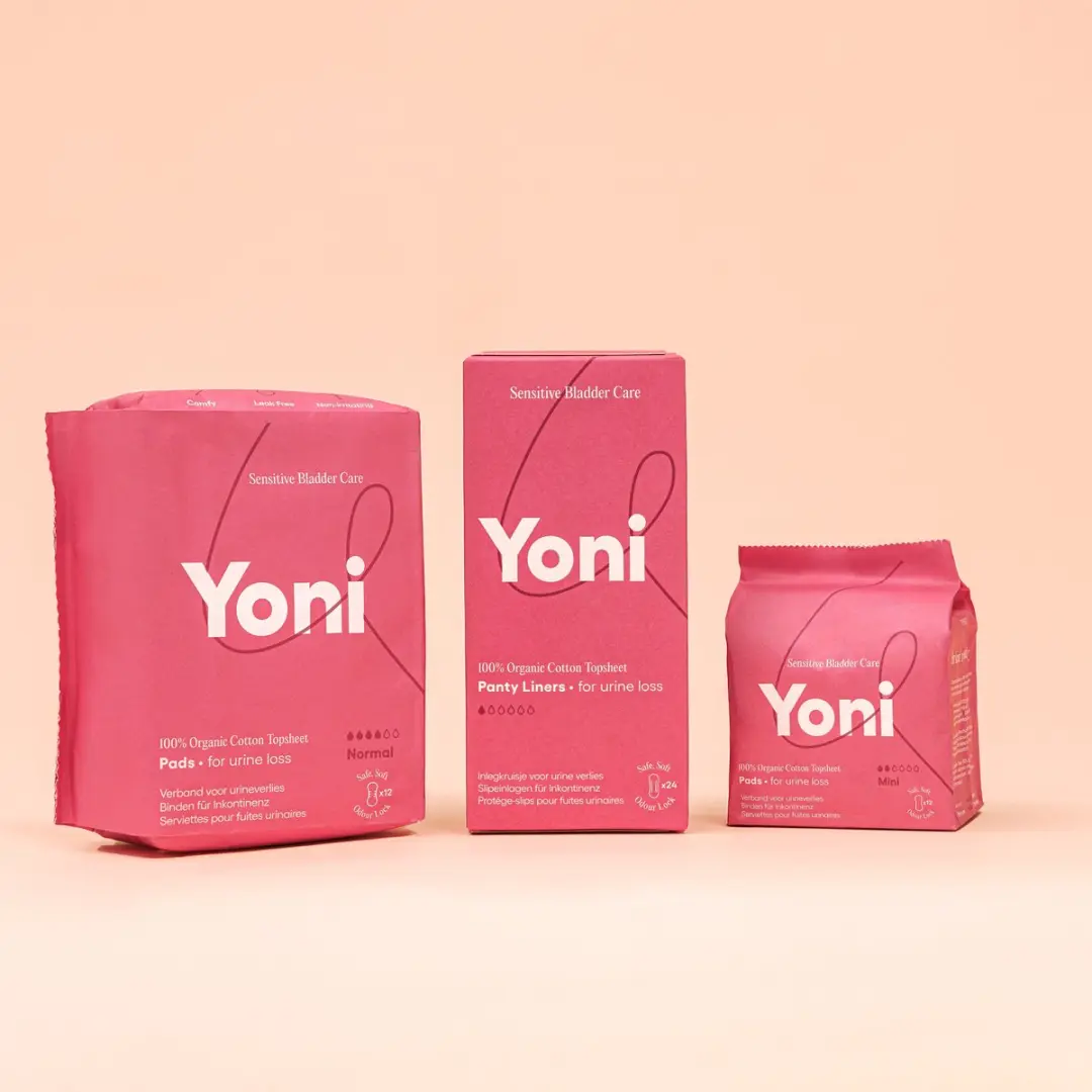 Yoni Inlegkruisjes Biologisch Katoen - 24 Stuks - Roze