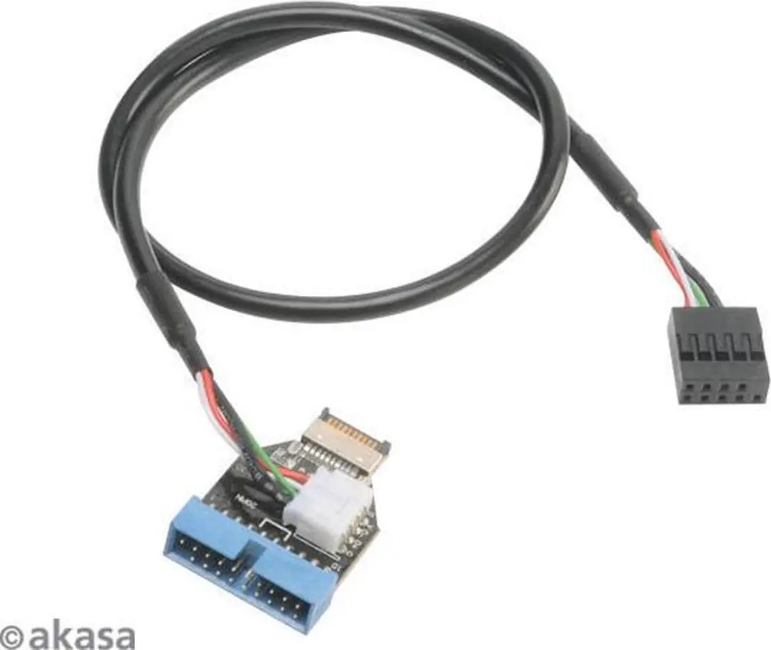 Akasa AK-CBUB38-40BK USB-adapterkabel 19-pin