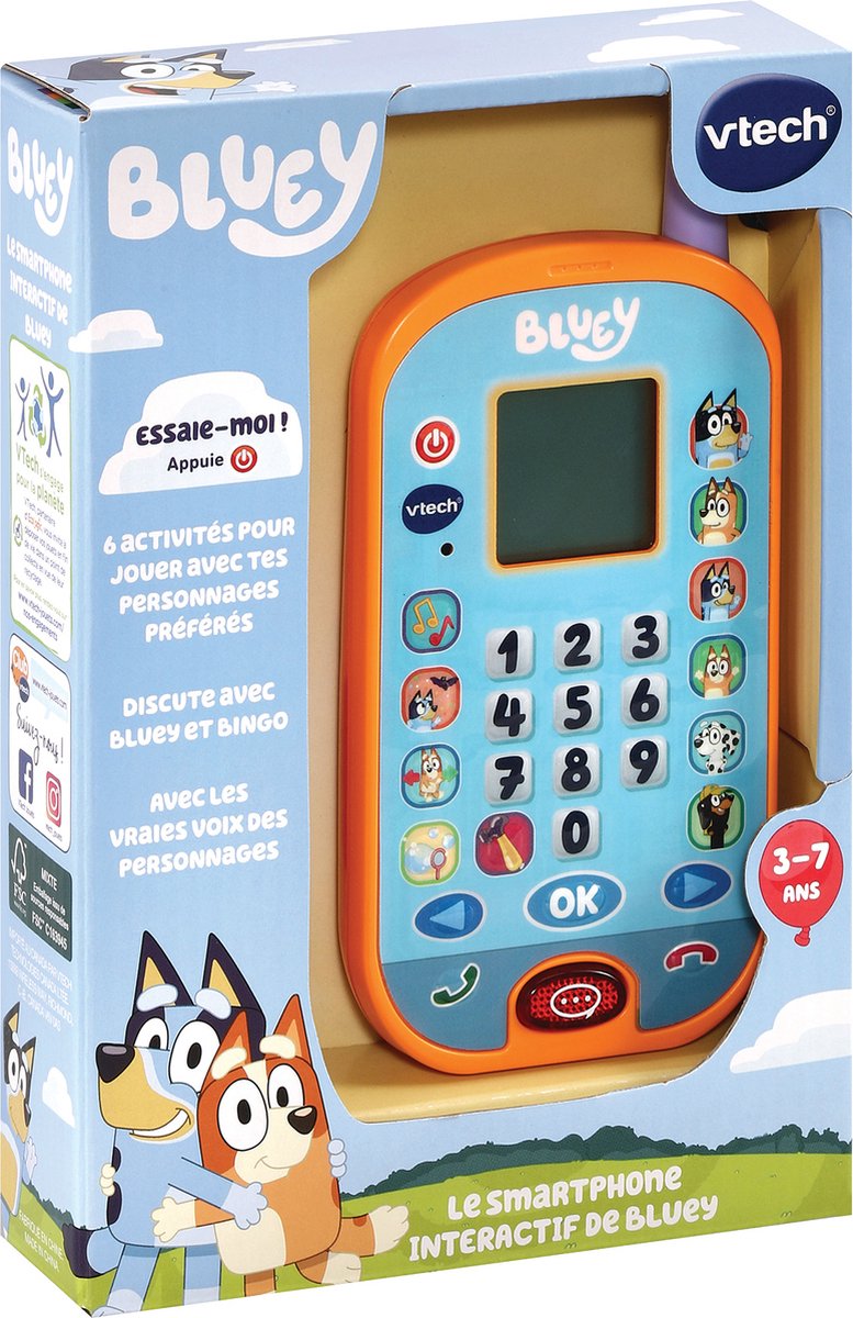 VTech Jouets Electroniques Educatifs 80-554605, 3 jaar, Batterijen vereist, AAA, Kunststof, Bruin