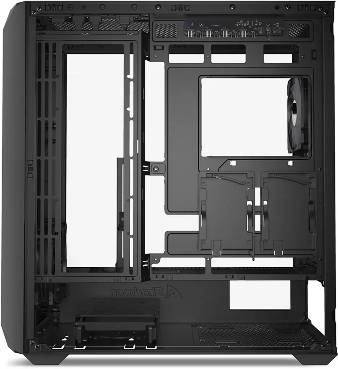 Sharkoon AK3 RGB Midi Tower - Zwart