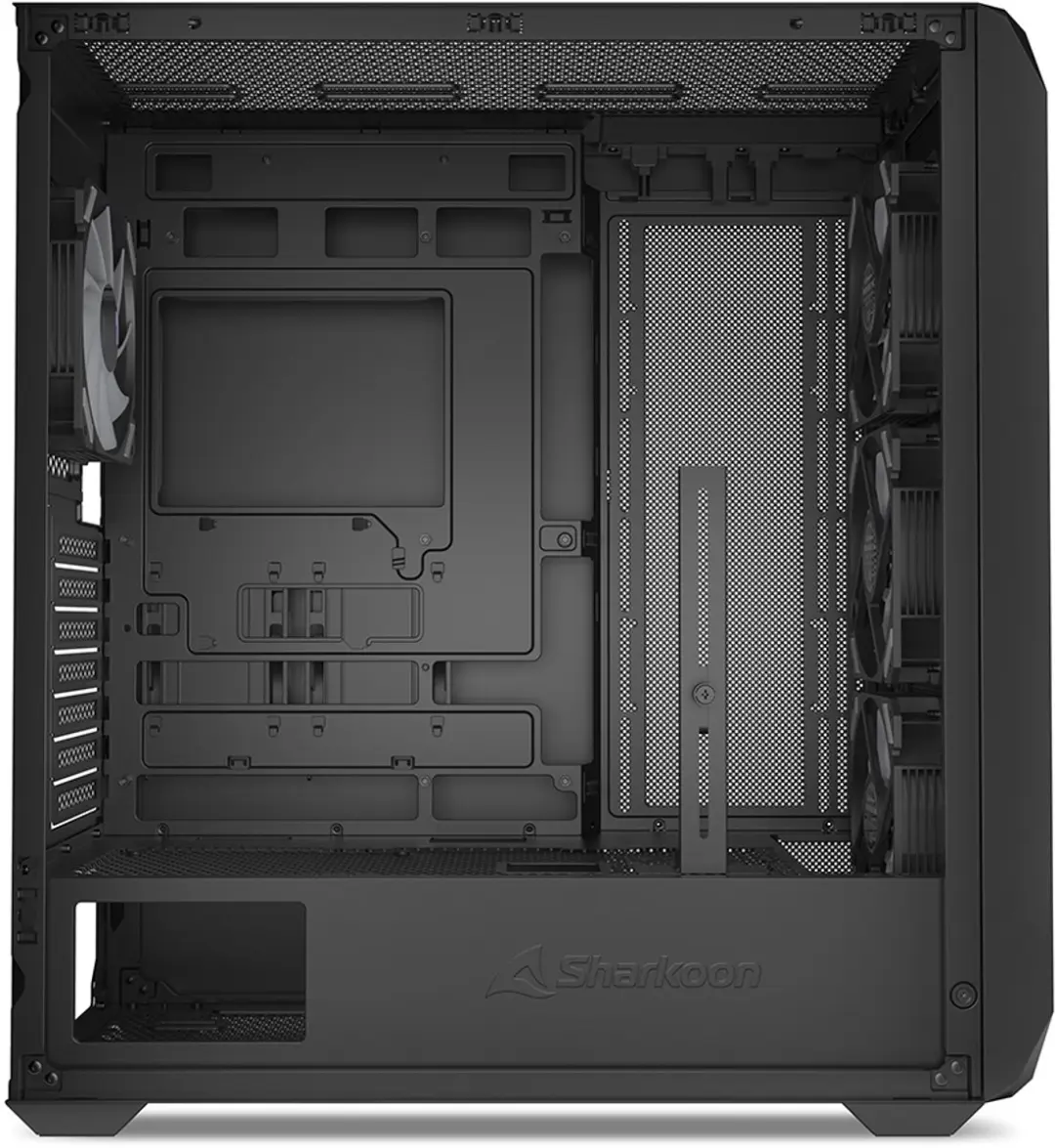 Sharkoon AK3 RGB Midi Tower - Zwart