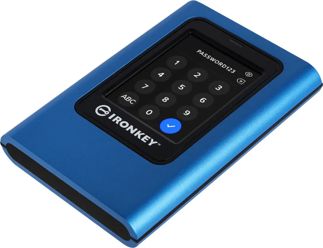 Kingston IronKey Vault Privacy 80 VP 80 Externe SSD 1920GB - Blauw - afbeelding 6 van 6
