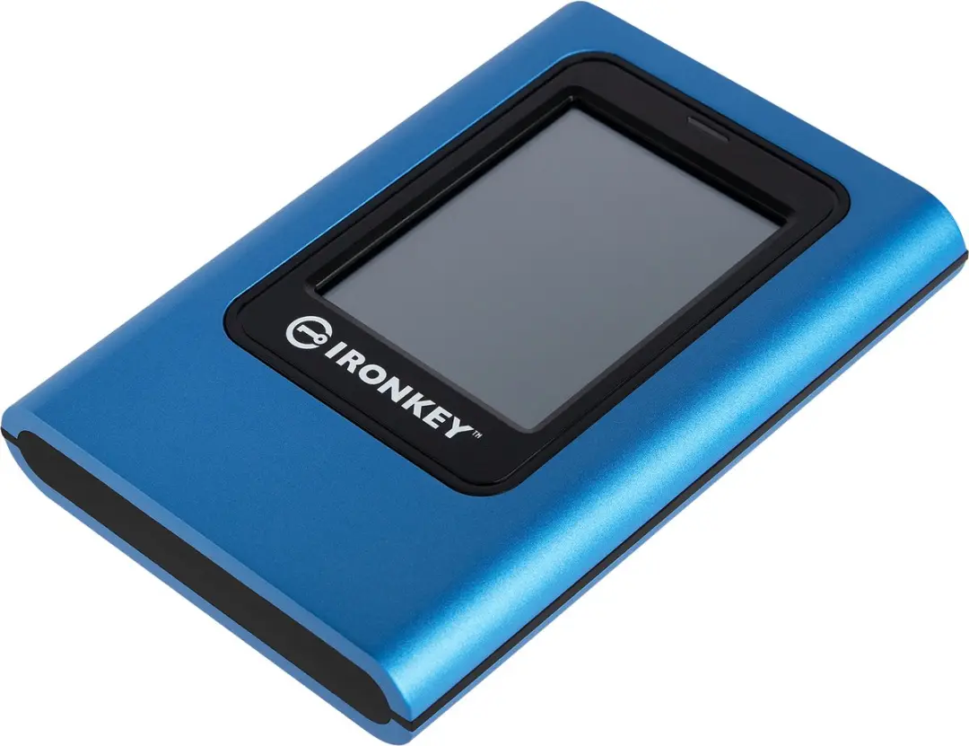 Kingston IronKey Vault Privacy 80 VP 80 Externe SSD 1920GB - Blauw