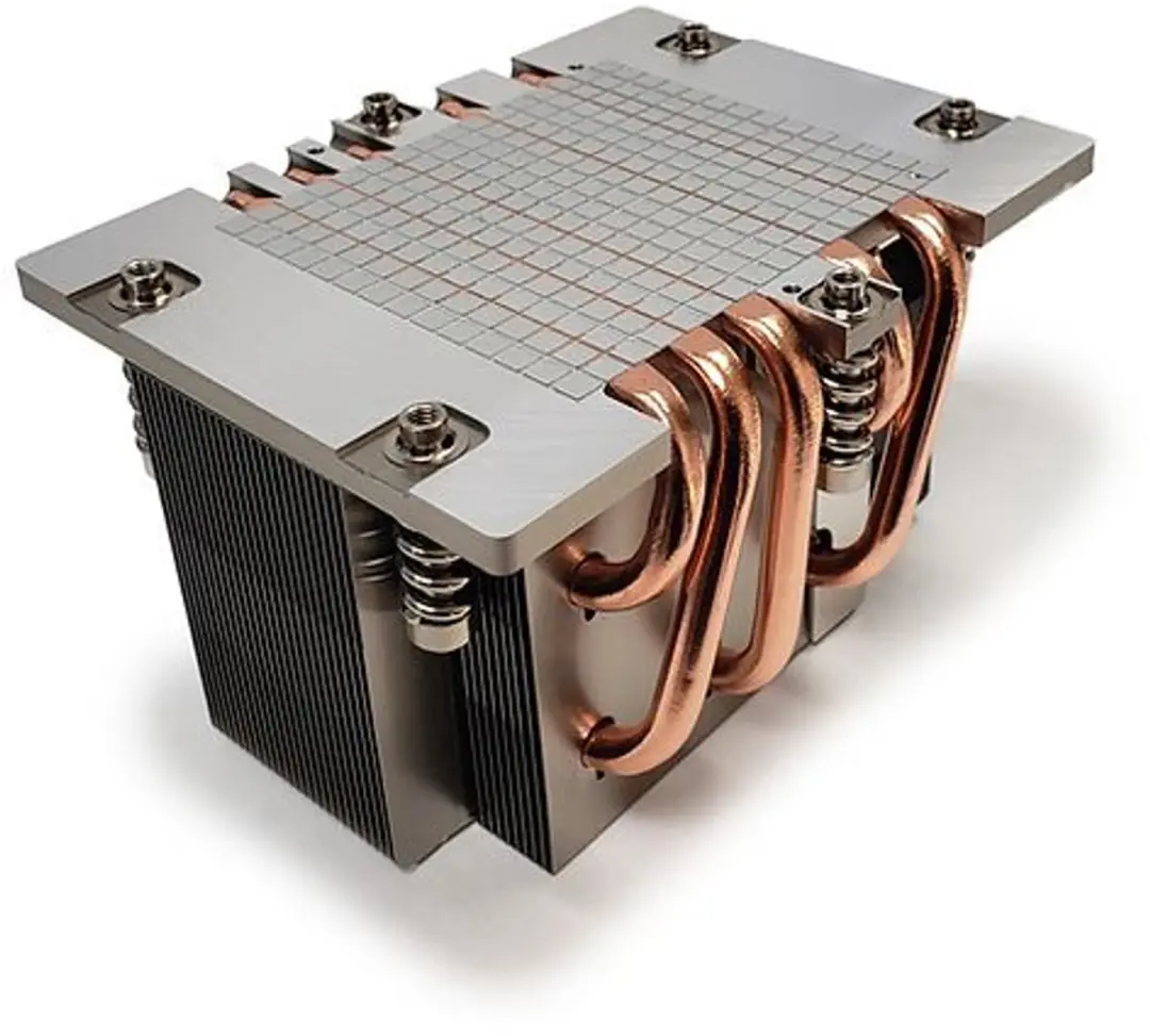 Dynatron J10 AMD SP5 CPU-koellichaam - Zwart/Zilver