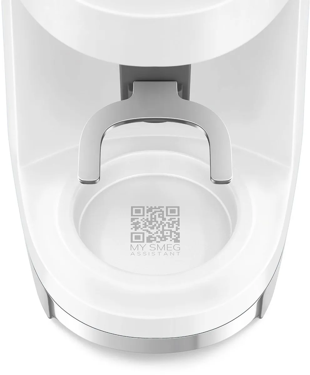 Smeg CGF03WHEU Elektrische Koffiemolen - 150W - Wit