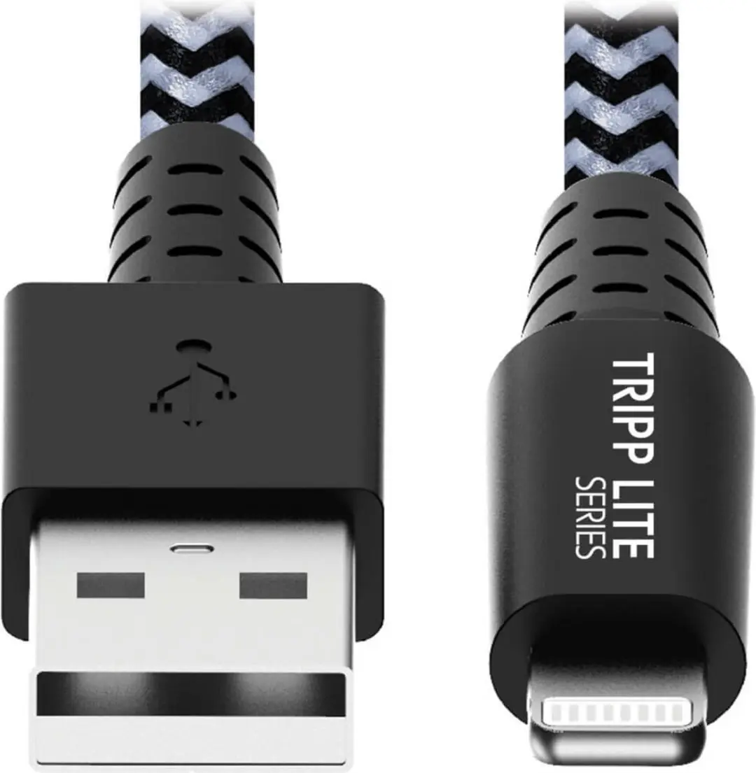 Tripp Lite M100-003-HD USB Sync/Charge Kabel - Lightning - 0,9m - Zwart