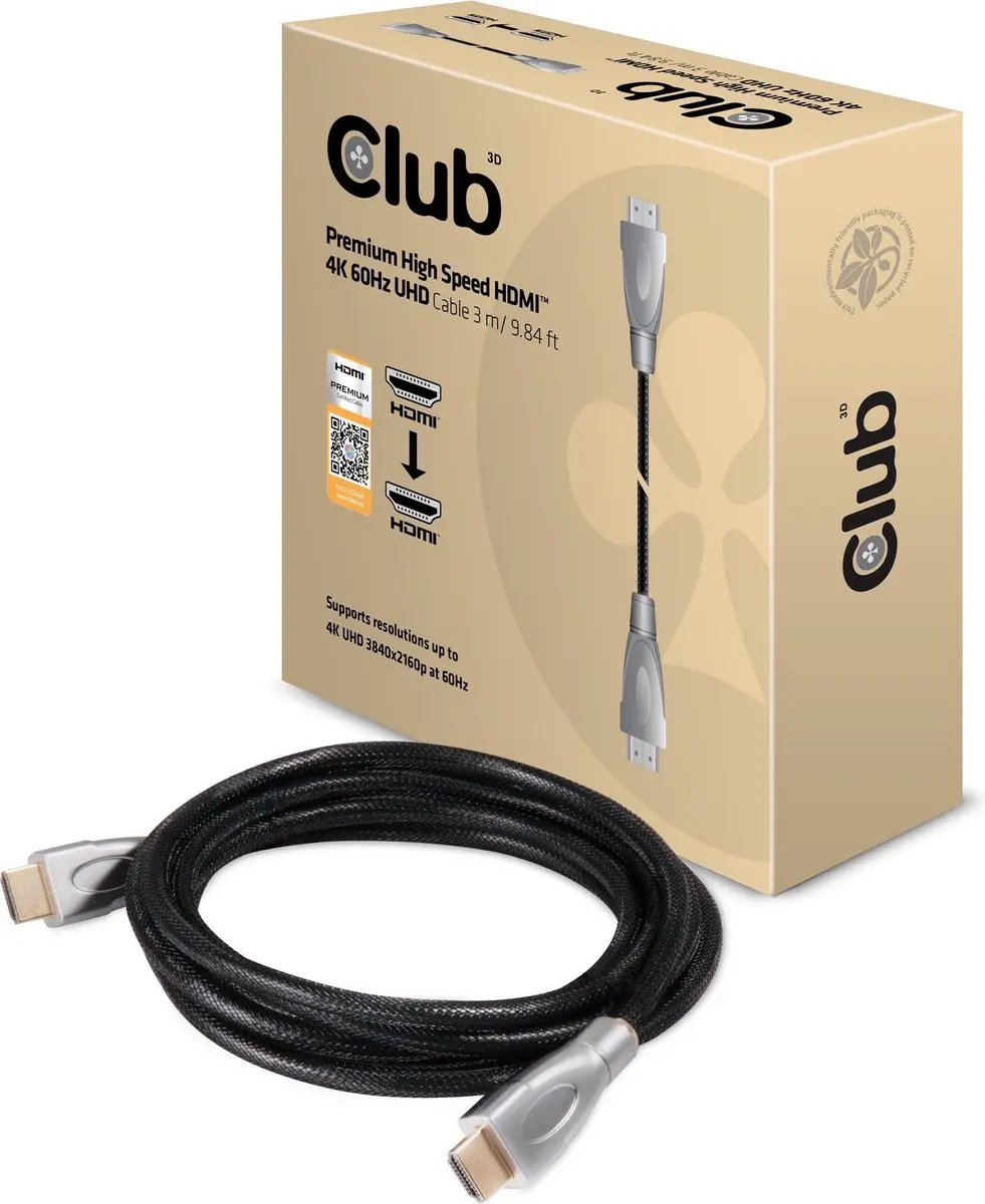 Club 3D CAC-1310 HDMI Kabel 4K60Hz