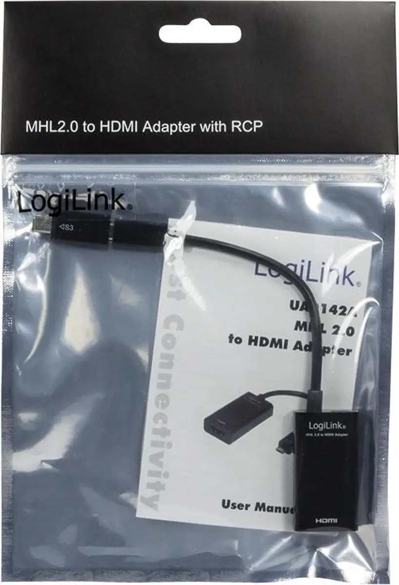 Logilink UA0142A MHL-HDMI Tussenstuk - Zwart