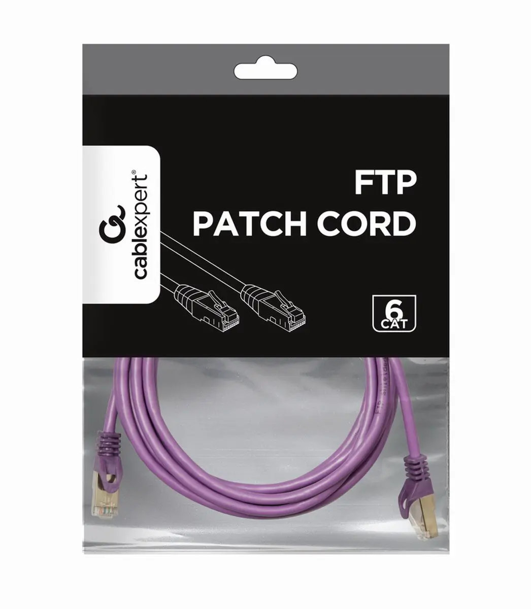 Cablexpert FTP Cat6 Patchkabel 3m - Paars