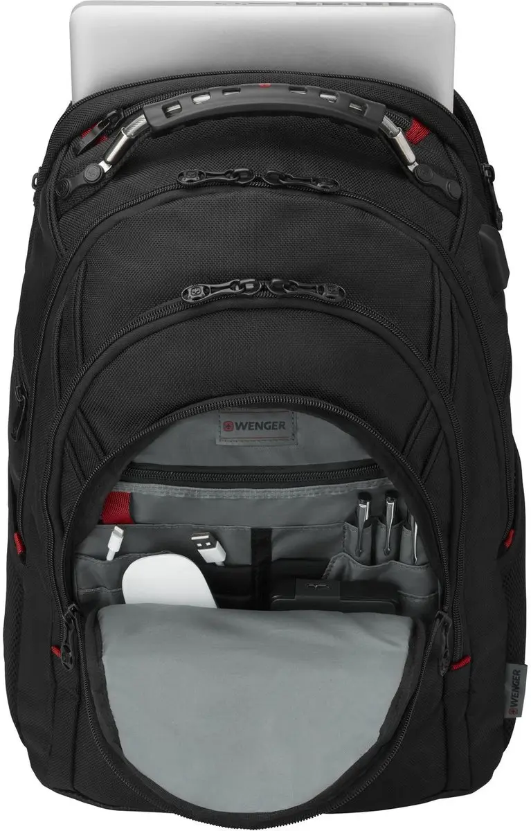 Wenger Ibex Deluxe 14-16" Rugzak 26L - Zwart
