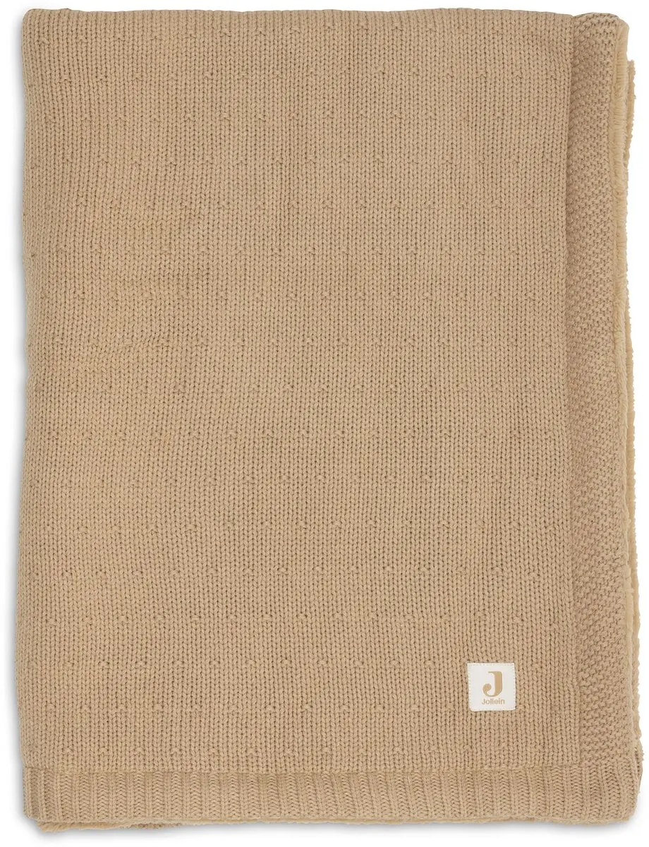 Jollein Baby Deken Ledikant 100x150cm Sprinkle Knit Hazel
