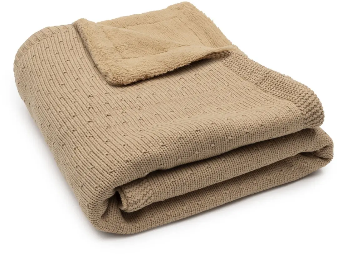 Jollein Baby Deken Ledikant 100x150cm Sprinkle Knit Hazel