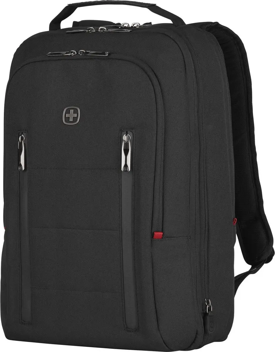 Wenger Traveler Expandable 606490 Rugzak 16L - 12 inch - Zwart