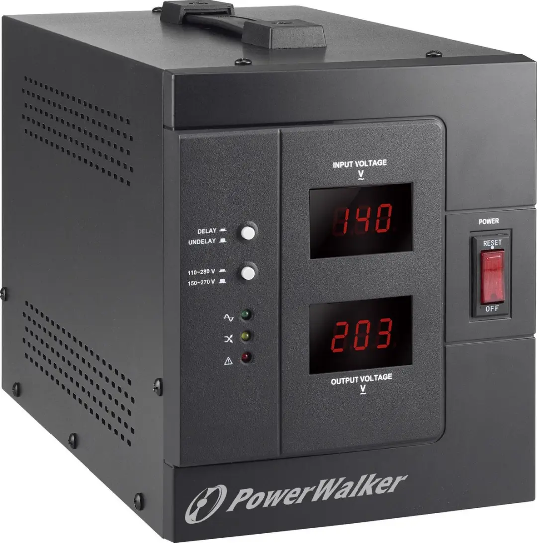 PowerWalker AVR 3000/SIV Spanningregelaar 230V - Zwart
