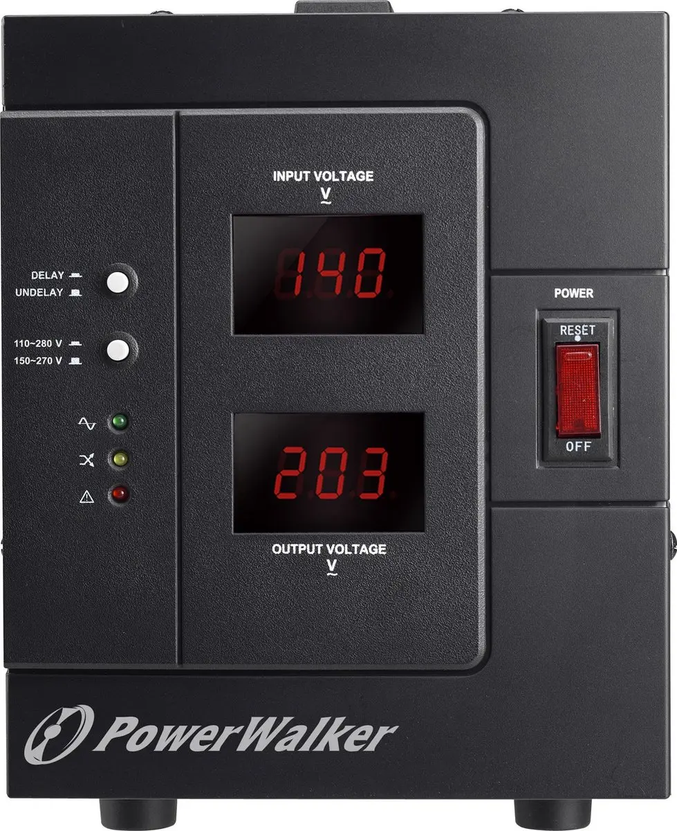 PowerWalker AVR 3000/SIV Spanningregelaar 230V - Zwart