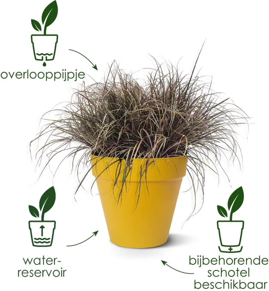 Elho Loft Urban Rond Bloempot 30cm - Wit