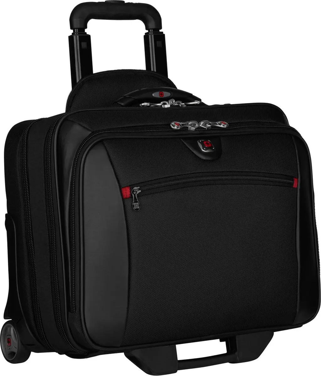Wenger Potomac Laptop Trolley 600661 BK - 15 Vakken - Zwart