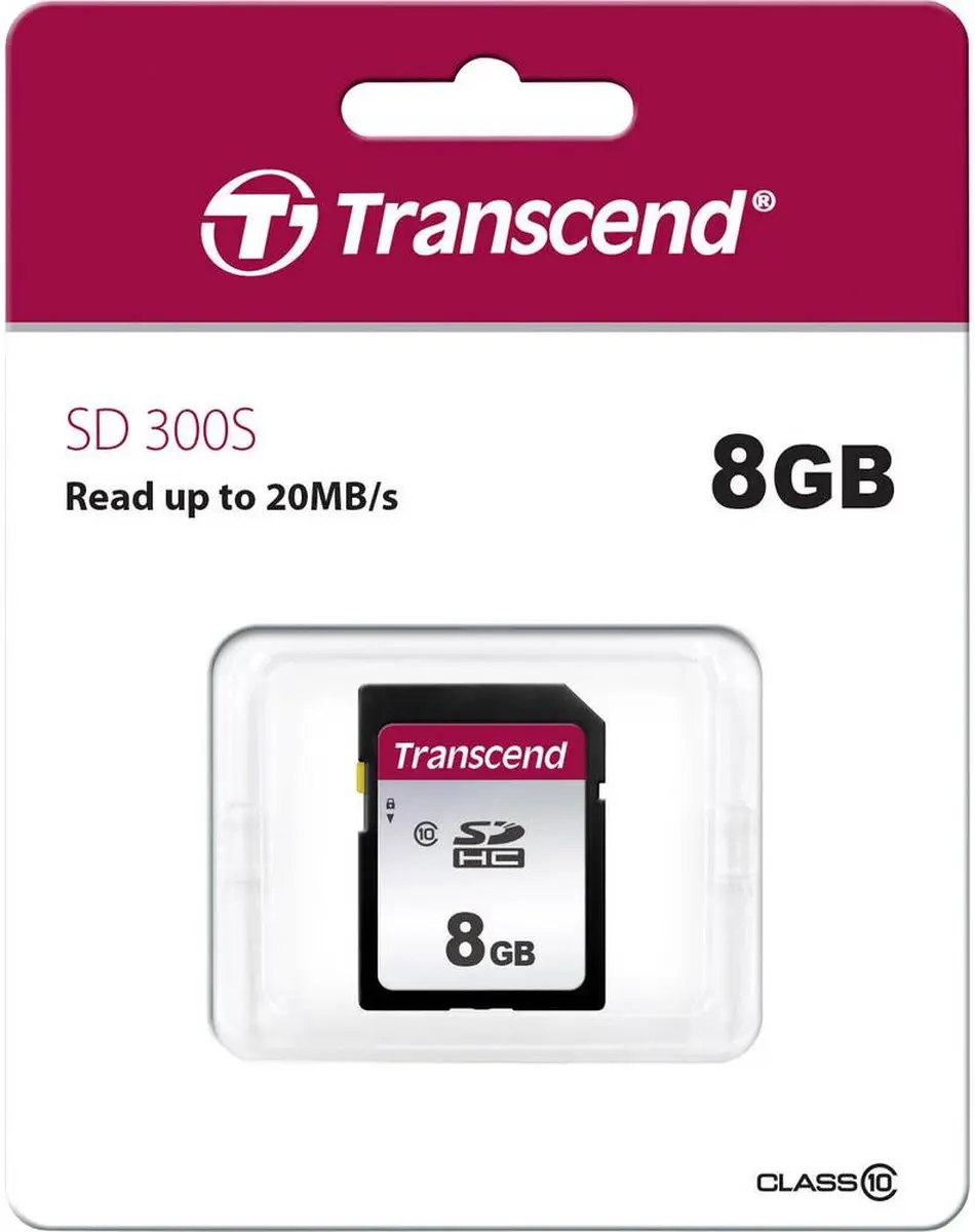 Transcend Premium 300S SDHC 8GB - Class 10 UHS-I