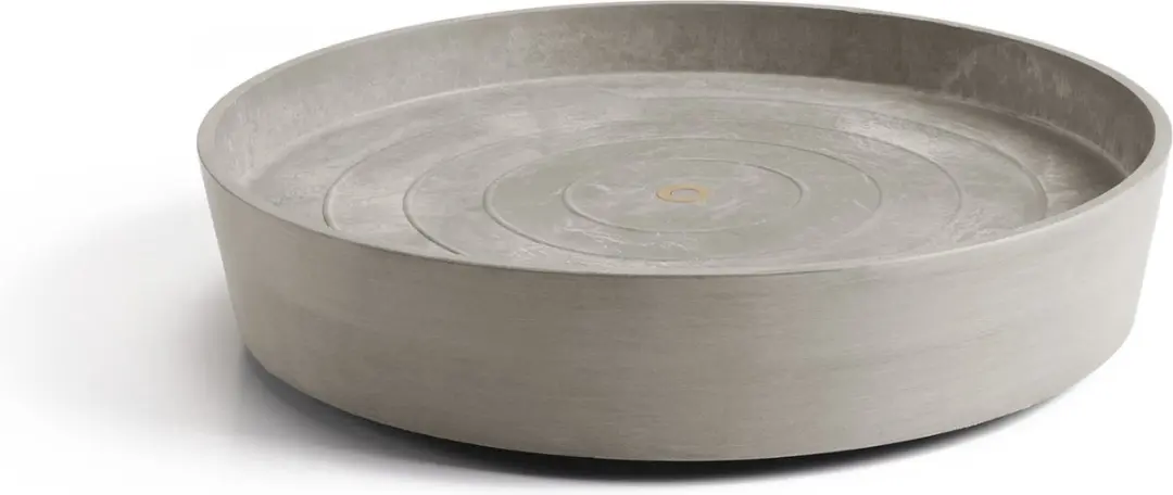 Ecopots Ronde Onderschotel op Wielen Taupe