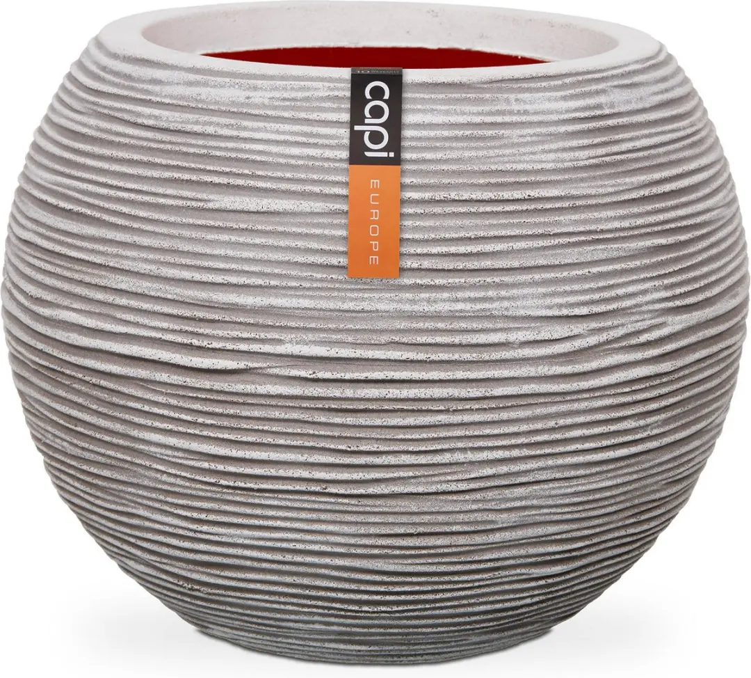 Capi Europe Vaas Bol Rib NL KOFI270 - 27L - Ivoor