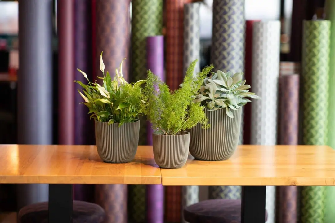 Capi Bloempot Groove Kunstgras Groen 5L