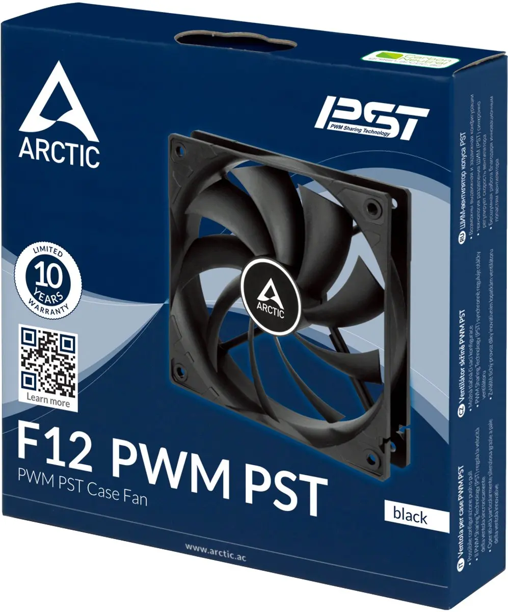 Arctic F12 PWM PST Ventilator 12cm - Zwart