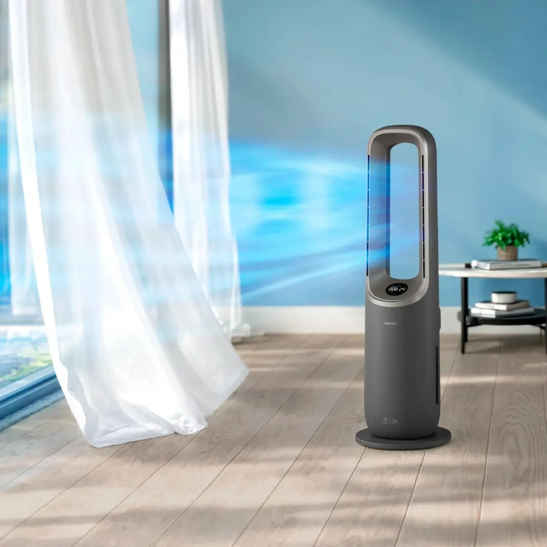 Philips Air Performer 4-in-1 AMF970/10 - 2200W - 10 Snelheden - Grijs
