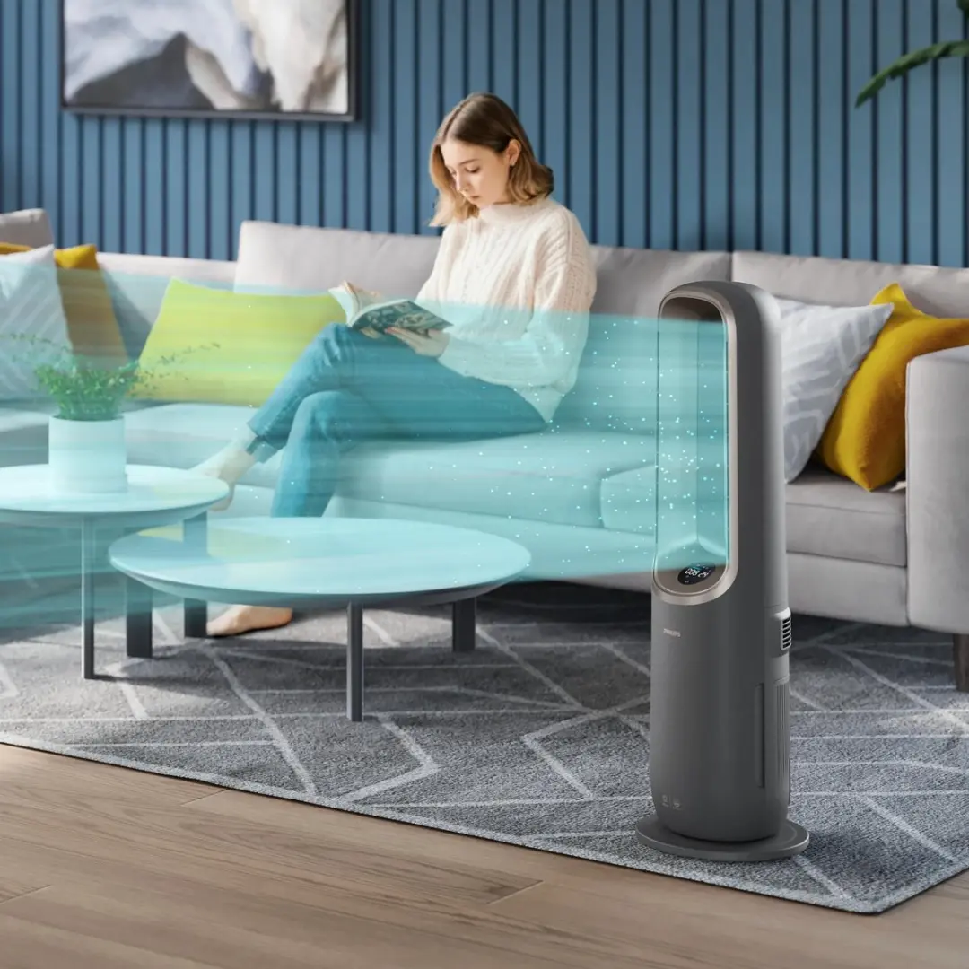 Philips Air Performer 4-in-1 AMF970/10 - 2200W - 10 Snelheden - Grijs