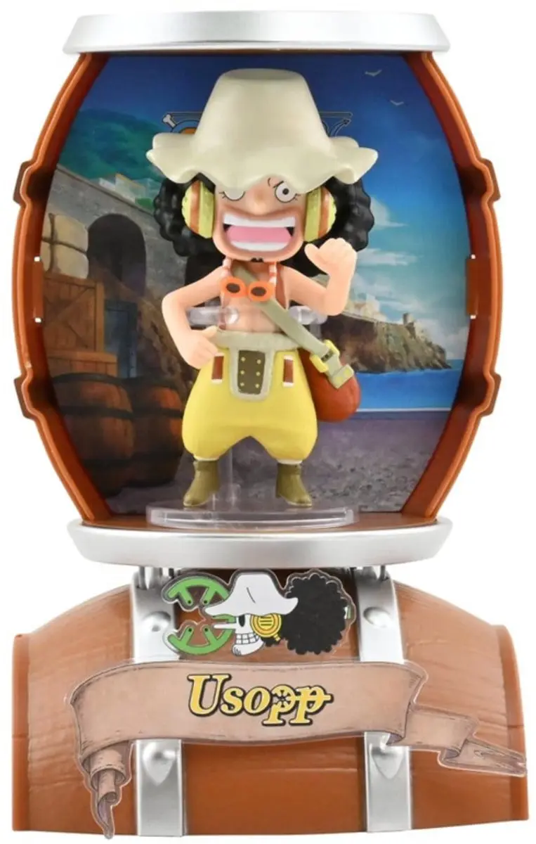 One Piece Barrel Capsule Mini Figures - 6 Stuks Multicolor