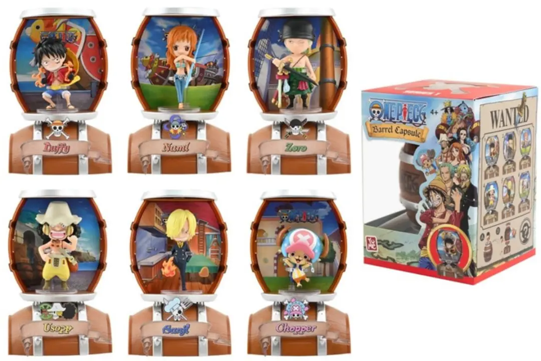 One Piece Barrel Capsule Mini Figures