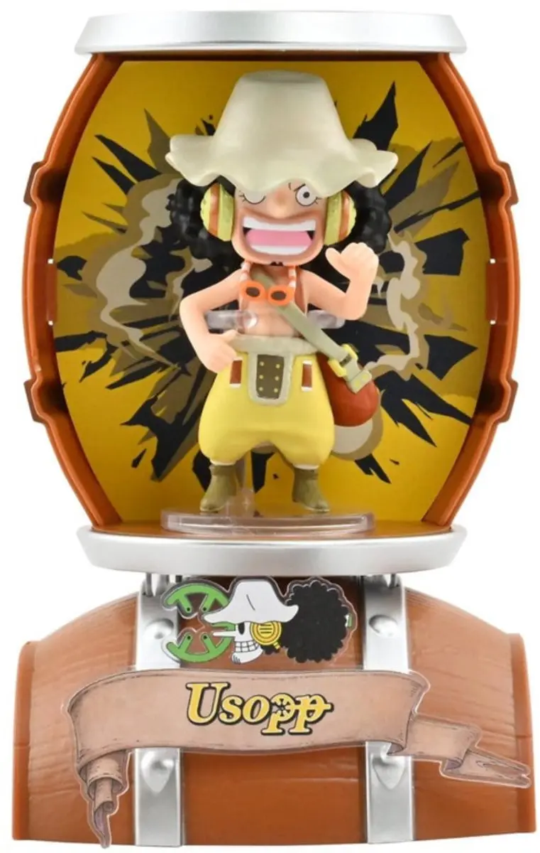 One Piece Barrel Capsule Mini Figures - 6 Stuks Multicolor