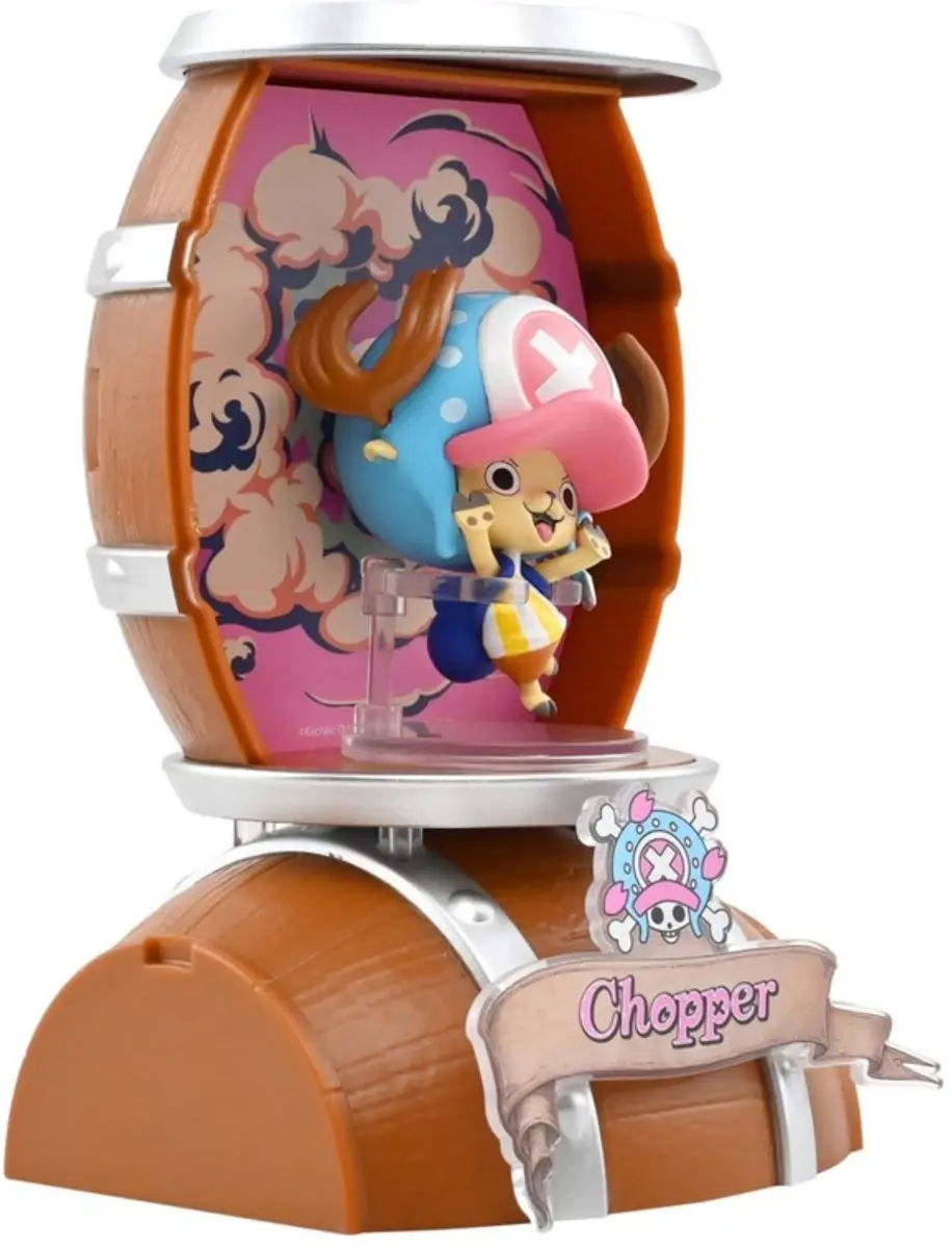 One Piece Barrel Capsule Mini Figures - 6 Stuks Multicolor