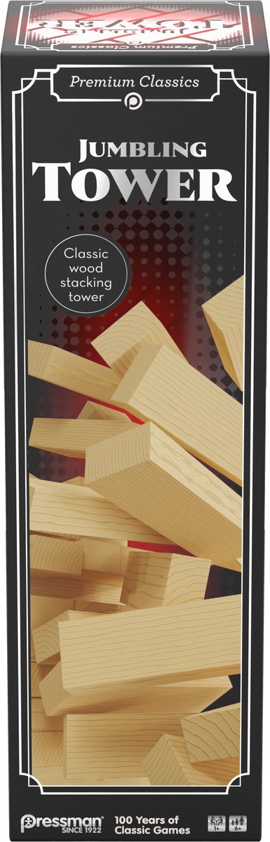 Goliath Classics Jumbling Tower - Gezelschapsspel - Laat de toren niet omvallen!