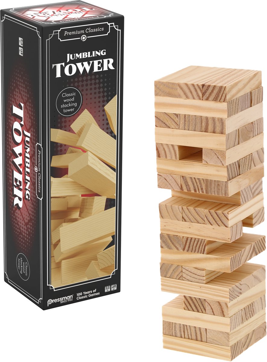 Goliath Classics Jumbling Tower - Gezelschapsspel - Laat de toren niet omvallen!