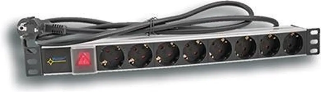 Pulsar Easy-Rack 19" 8-voudige stekkerdoos RALZ/F
