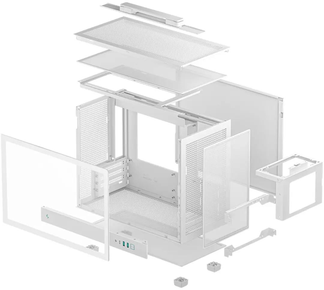 DeepCool CH160 PLUS SFF Behuizing - Wit