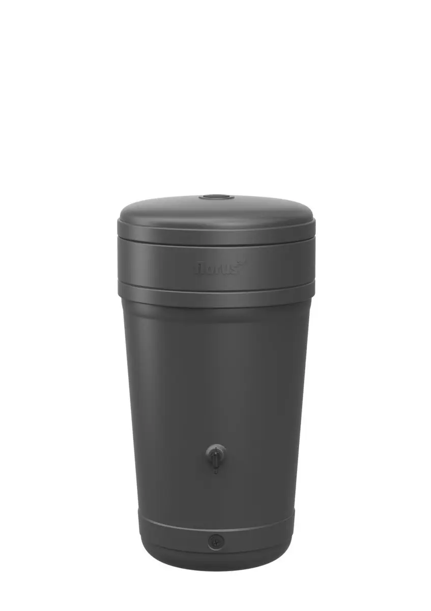 Elho Florus Regenwatertonnen 200L - Zwart