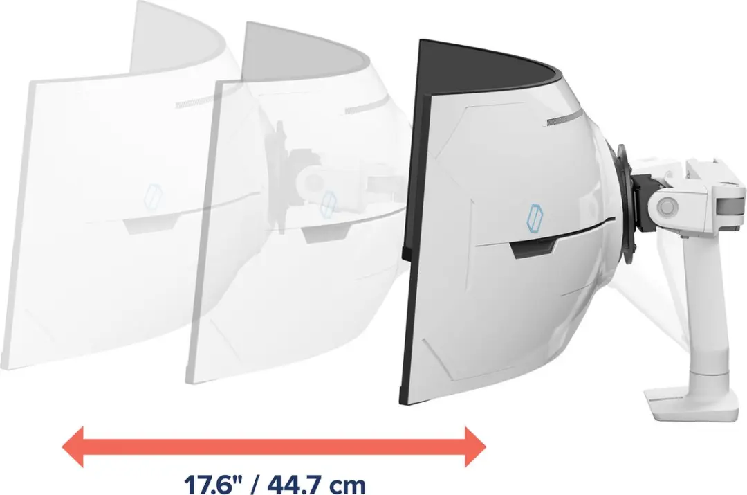 Ergotron HX Series HX Arm Bureau Wit - 57"