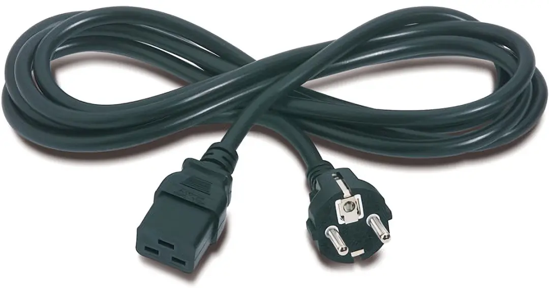 APC PWR Cord C19 Schuko CEE 7 2.5m - Zwart