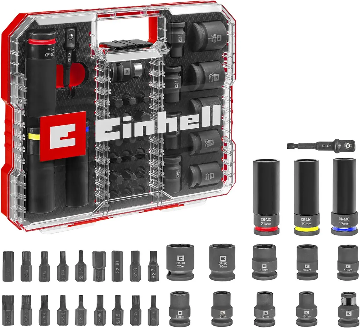 Einhell Impact 109288 Bit- en Steeksleutelset 1/2"
