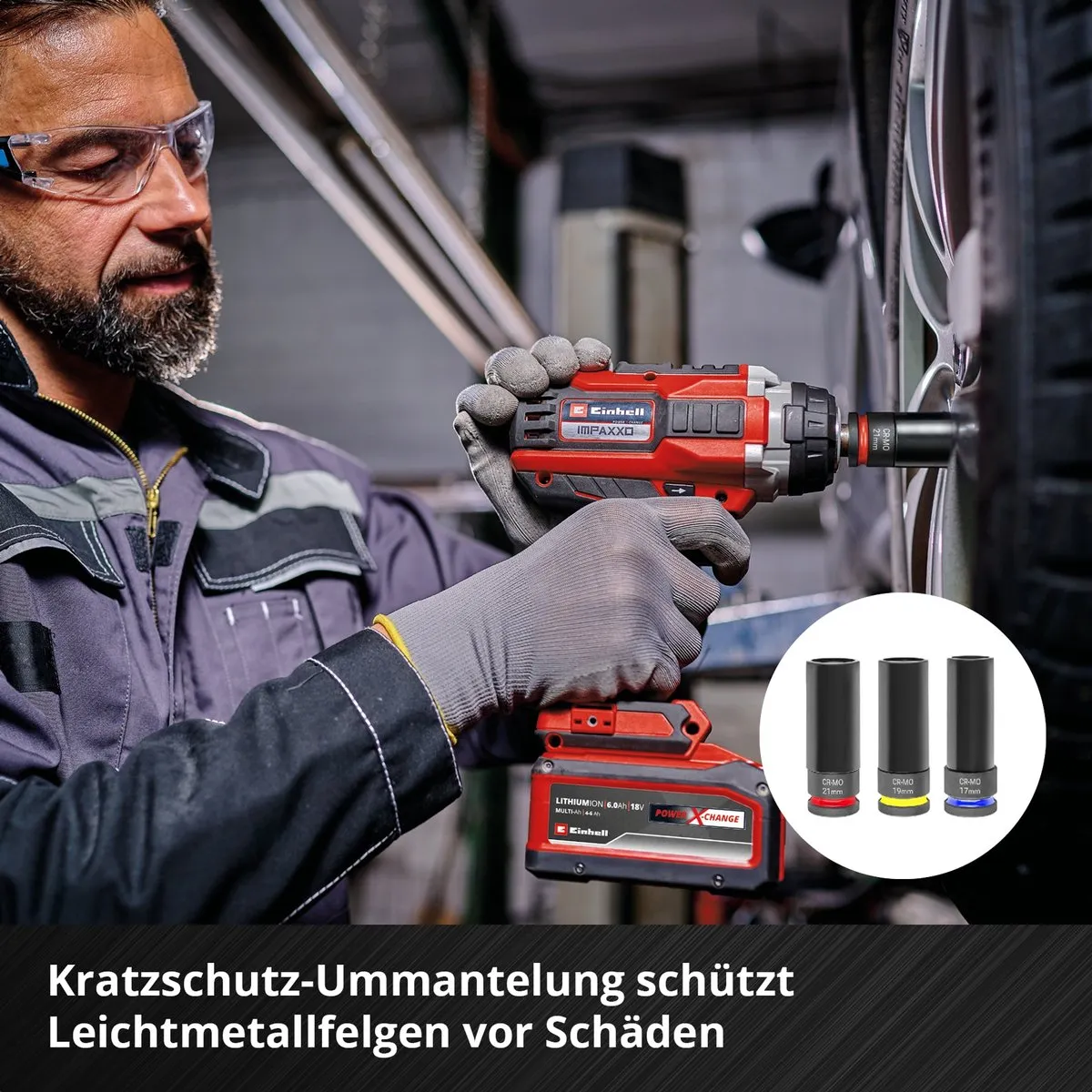 Einhell Impact 109288 Bit- en Steeksleutelset 1/2" - 32 Stuks