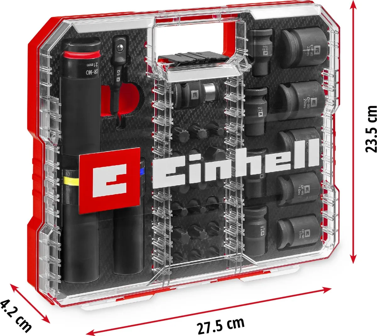Einhell Impact 109288 Bit- en Steeksleutelset 1/2" - 32 Stuks