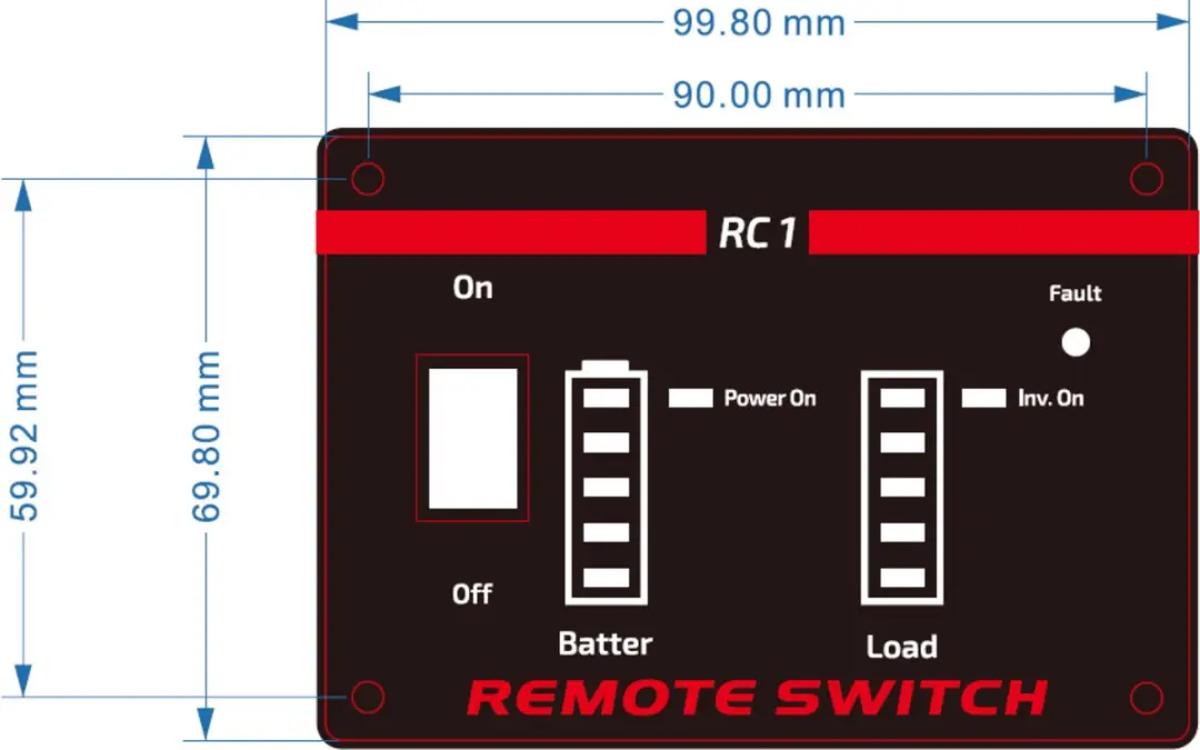 Energenie EG-PWC-PSWRC-01 Afstandsbedieningspaneel - Zwart
