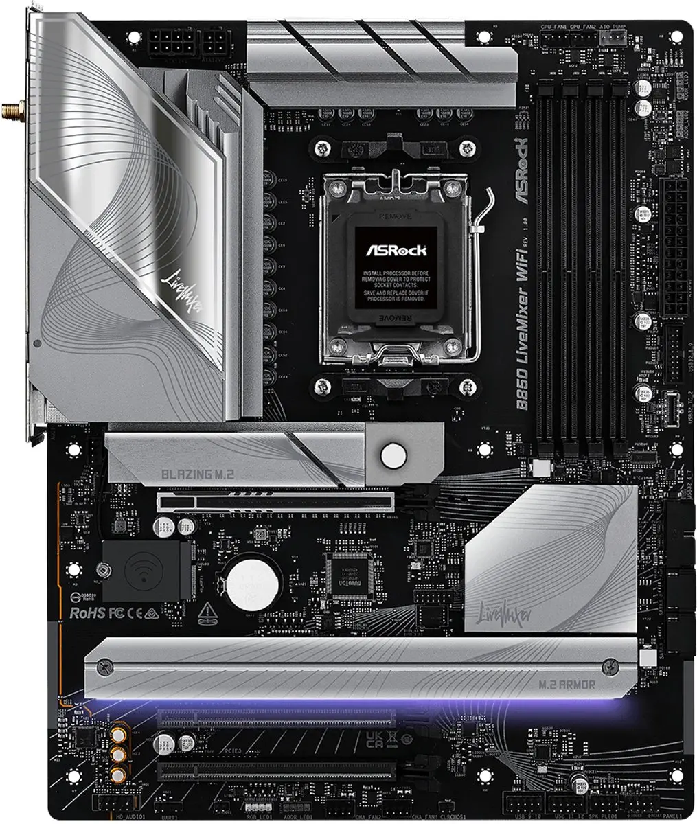 ASRock B850 LiveMixer WiFi AM5 - ATX Moederbord