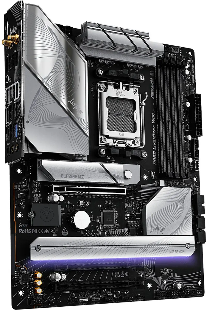 ASRock B850 LiveMixer WiFi AM5 - ATX Moederbord