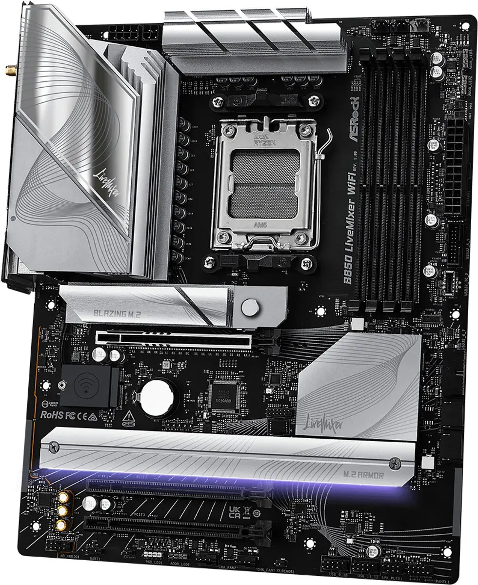 ASRock B850 LiveMixer WiFi AM5 - ATX Moederbord
